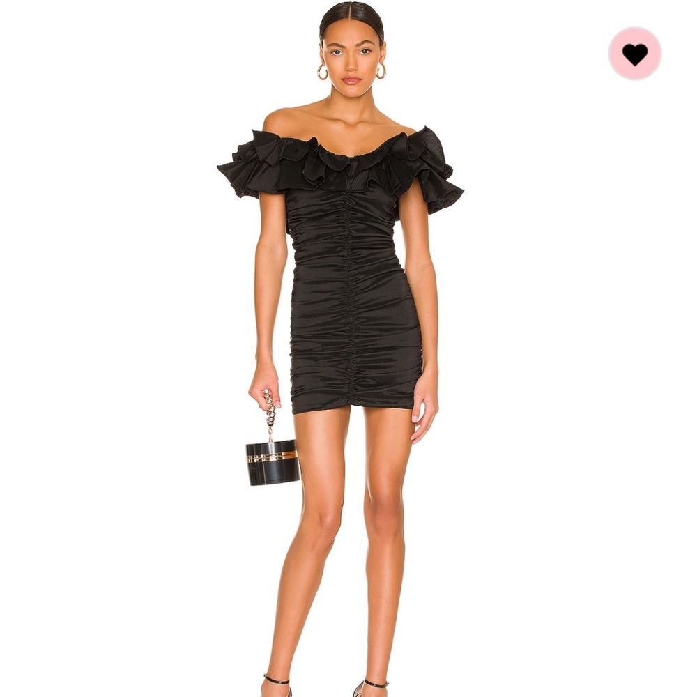 Nikolina ruched dress - revolve - lovers and friends